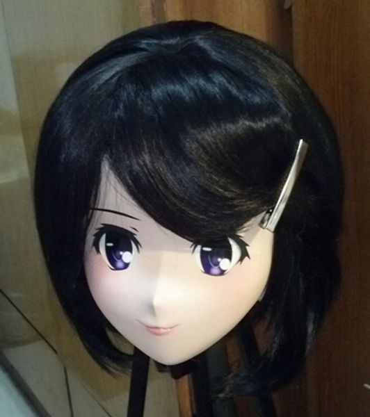 c2-061) 2016 handmade female silicone rubber face mask cosplay kigurumi masks crossdresser doll kig anime role play, Black;red
c2-061) 2016 handmade female silicone rubber face mask cosplay kigurumi masks crossdresser doll kig anime role play, Black;red