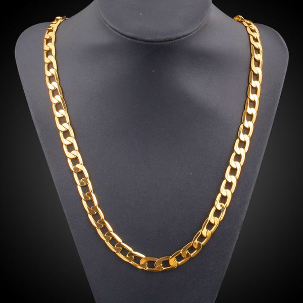 18K Yellow Gold Plated 60cm 24" Long Figaro Chain Chunky Maxi Necklace for Women Men Unisex Fashion Jewelry Hot Gift
18K Yellow Gold Plated 60cm 24" Long Figaro Chain Chunky Maxi Necklace for Women Men Unisex Fashion Jewelry Hot Gift