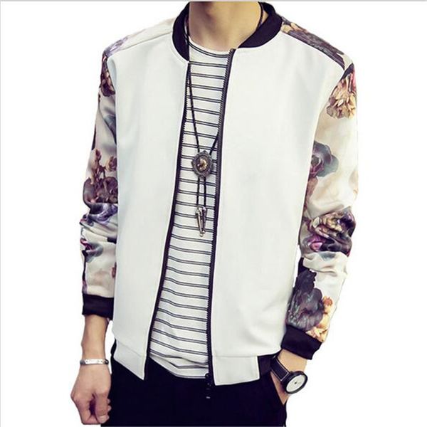 hoodies men sweatshirts male baseball tracksuits stand collar flower printed sleeves autumn spring long sleeeved jackets, Black;brown
hoodies men sweatshirts male baseball tracksuits stand collar flower printed sleeves autumn spring long sleeeved jackets, Black;brown