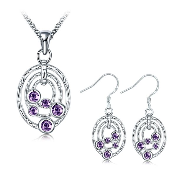 Women's love fashion Spiral pattern 925 silver necklace earring jewelry sets; brand new sterling silver purple gemstone set wedding GTFS051A
Women's love fashion Spiral pattern 925 silver necklace earring jewelry sets; brand new sterling silver purple gemstone set wedding GTFS051A