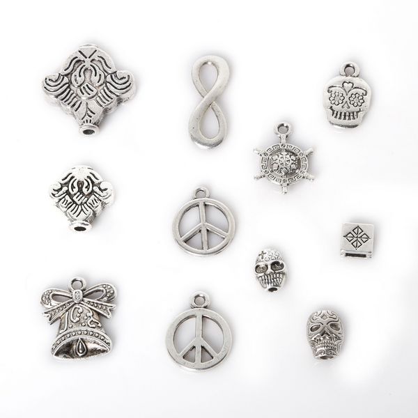 wholesale 113pcs mixed antique silver plated zinc alloy skull bell charms pendants diy metal jewelry findings jewelry making, Bronze;silver
wholesale 113pcs mixed antique silver plated zinc alloy skull bell charms pendants diy metal jewelry findings jewelry making, Bronze;silver