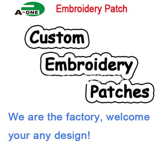 Free shipping Custom Computer Embroidery iron on Patch any design any size made in China Wholesales
Free shipping Custom Computer Embroidery iron on Patch any design any size made in China Wholesales