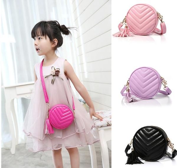New style Round Tassels pendant Fashion bags For Kids Girls Fashion Trend children Princess one-shoulder PU Leather bags Handbags MD039
New style Round Tassels pendant Fashion bags For Kids Girls Fashion Trend children Princess one-shoulder PU Leather bags Handbags MD039