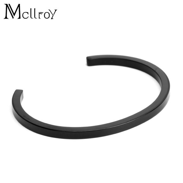 mcllroy stainless steel fashion jewelry cuff open bracelets bangles sliver bangles punk hip -hop bracelets bangles new, Black
mcllroy stainless steel fashion jewelry cuff open bracelets bangles sliver bangles punk hip -hop bracelets bangles new, Black