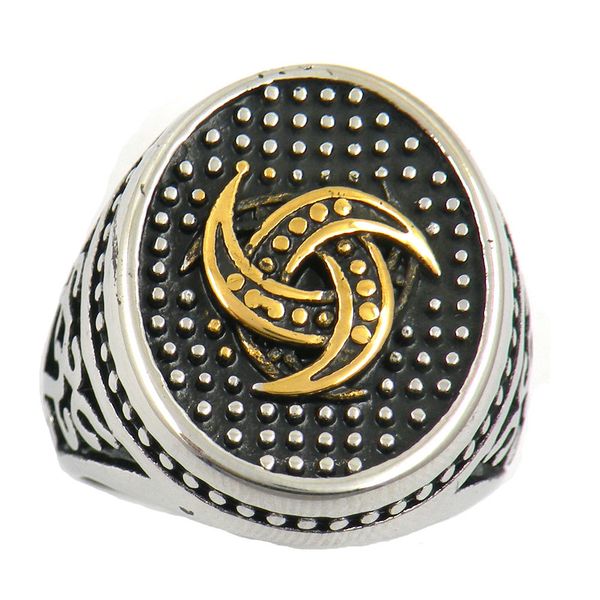 fanssteel stainless steel mens or womens punk vintage tribal round shape wind wheel dot around simple bohemian ring gift 12w98g, Silver
fanssteel stainless steel mens or womens punk vintage tribal round shape wind wheel dot around simple bohemian ring gift 12w98g, Silver