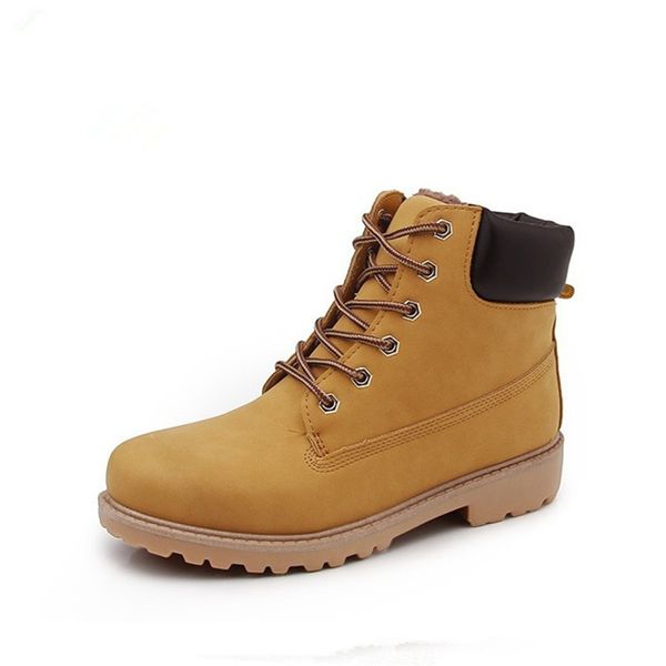 european and american style casual round short boots women's winter essential cashmere inner rubber sole martin boots, Black
european and american style casual round short boots women's winter essential cashmere inner rubber sole martin boots, Black