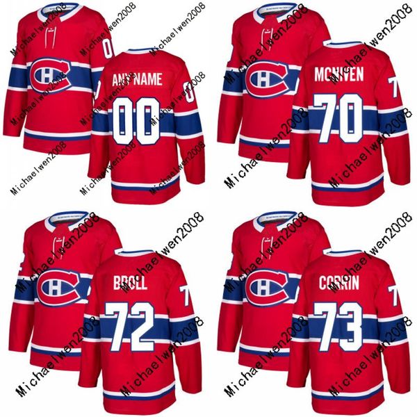 Mens Women Youth 70 Michael Mcniven Jersey 2017-2018 Season Montreal Canadiens 72 David Broll 73 Willie Corrin Custom Hockey Jerseys
Mens Women Youth 70 Michael Mcniven Jersey 2017-2018 Season Montreal Canadiens 72 David Broll 73 Willie Corrin Custom Hockey Jerseys