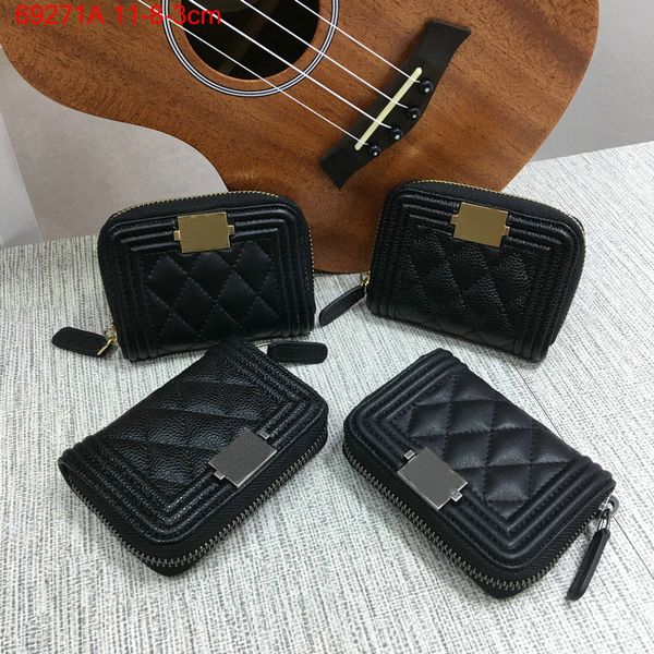 Fashion Designer Clutch Women Purse Brand boy Wallet Lambskin Caviar Leather Bifold Credit Zipper Card Holders With Box Dustbag
Fashion Designer Clutch Women Purse Brand boy Wallet Lambskin Caviar Leather Bifold Credit Zipper Card Holders With Box Dustbag