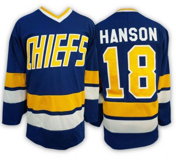 Wholesale Charlestown Chiefs Jersey, Mens Hanson Brother Slap Shot 16 JACK HANSON 17 STEVE HANSON 18 JEFF Movie Hockey Jersey S-3XL
Wholesale Charlestown Chiefs Jersey, Mens Hanson Brother Slap Shot 16 JACK HANSON 17 STEVE HANSON 18 JEFF Movie Hockey Jersey S-3XL