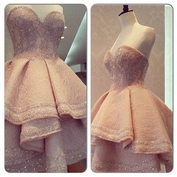 ball gown sweetheart pink lace two layers beaded knee length homecoming prom graduation cocktail dresses evening gowns party guest, Black
ball gown sweetheart pink lace two layers beaded knee length homecoming prom graduation cocktail dresses evening gowns party guest, Black