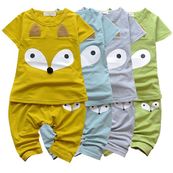 prettybaby 4colors kids two-piece sets t-shirt pants short sleeves cute fox printed cartoon style 100% cotton ing, White
prettybaby 4colors kids two-piece sets t-shirt pants short sleeves cute fox printed cartoon style 100% cotton ing, White
