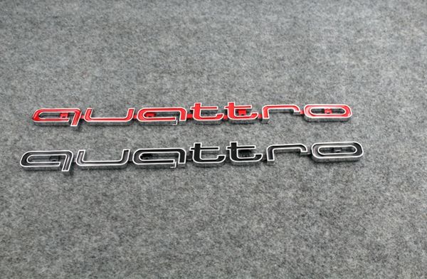 High quality Quattro Logo Emblem Badge Car Stick ABS Stickers front grill Lower trim For Audi A4 A5 A6 A7 RS5 RS6 RS7 RS Q3
High quality Quattro Logo Emblem Badge Car Stick ABS Stickers front grill Lower trim For Audi A4 A5 A6 A7 RS5 RS6 RS7 RS Q3