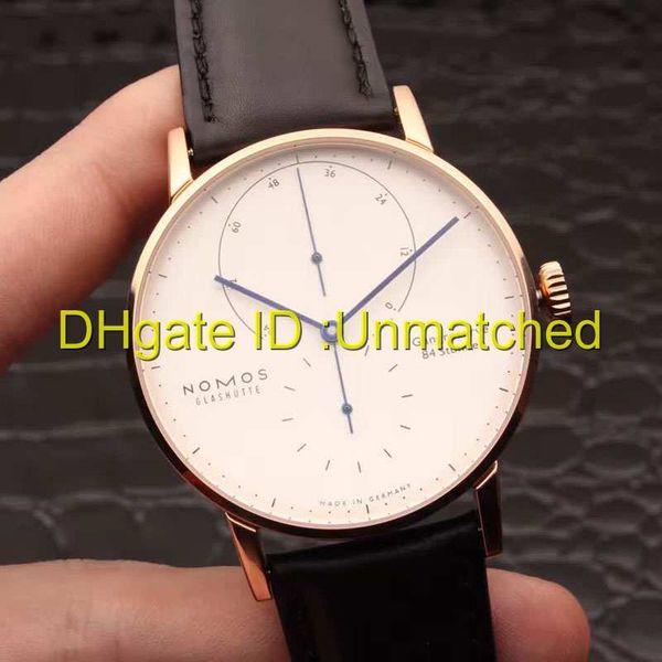 luxury watches business leisure automatic mechanical wristwatch leather strap 316 stainless steel case nomos lambda mens watch, Slivery;brown
luxury watches business leisure automatic mechanical wristwatch leather strap 316 stainless steel case nomos lambda mens watch, Slivery;brown