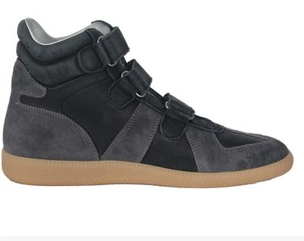 men's brand boot designer sneakers kanye west high patent genuine leather casual flat sneakers whit box, Black
men's brand boot designer sneakers kanye west high patent genuine leather casual flat sneakers whit box, Black