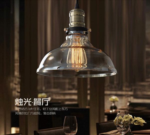 loft vintage glass industrial pendant lighting e27 edison bulb hanging pendant light for restaurant lighting art glass chandelier
loft vintage glass industrial pendant lighting e27 edison bulb hanging pendant light for restaurant lighting art glass chandelier