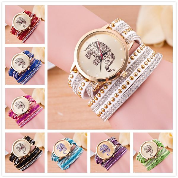 new popular fashion infinity elephant pattern multilayer statement bracelet watches watch women dress classical jewelry quartz wristwatch, Slivery;brown
new popular fashion infinity elephant pattern multilayer statement bracelet watches watch women dress classical jewelry quartz wristwatch, Slivery;brown