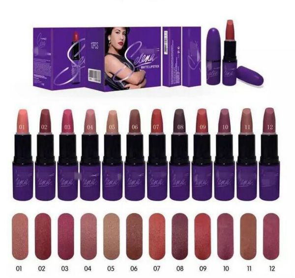 HOT NEW Selena Collection MATTE LIPSTICK Fashion Makeup Waterproof Beautiful Cosmetics 12 Color Free Shipping 12Pcs
HOT NEW Selena Collection MATTE LIPSTICK Fashion Makeup Waterproof Beautiful Cosmetics 12 Color Free Shipping 12Pcs