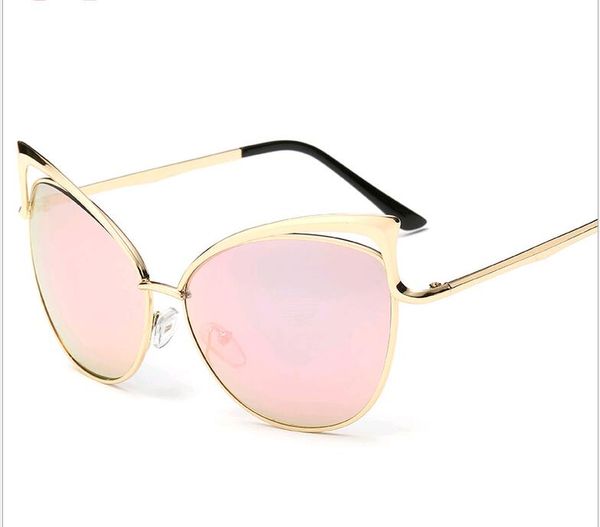 new sunglasses cat eye frames color gold silver fashion trend metal frame glasses sunglasses accessories for women ing, White;black
new sunglasses cat eye frames color gold silver fashion trend metal frame glasses sunglasses accessories for women ing, White;black