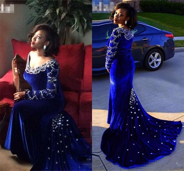 dark blue crysatl evening dresses vintage luxury taffeta mermaid evening dresses v-neck long sleeve evening wear formal dresses cheap, Black;red
dark blue crysatl evening dresses vintage luxury taffeta mermaid evening dresses v-neck long sleeve evening wear formal dresses cheap, Black;red