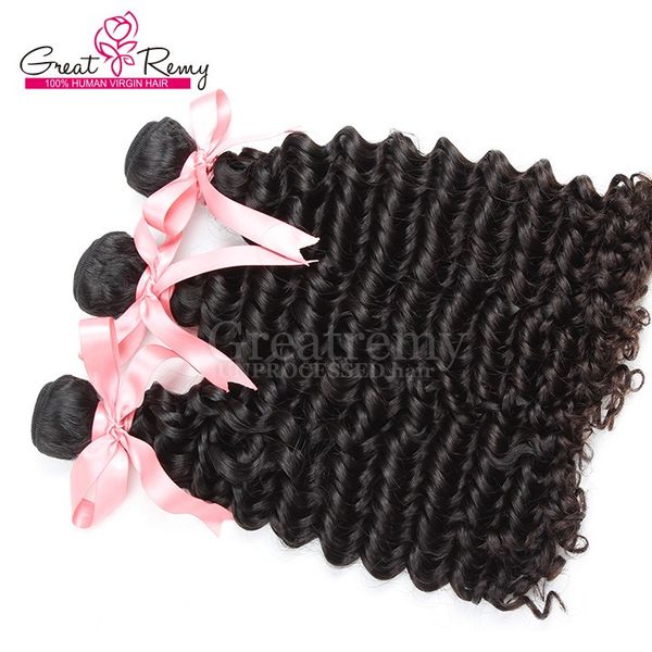 greatremy 3pcs lot deep wave peruvian unprocessed human hair weave 830 virgin hair extension natural color dropshipping, Black
greatremy 3pcs lot deep wave peruvian unprocessed human hair weave 830 virgin hair extension natural color dropshipping, Black