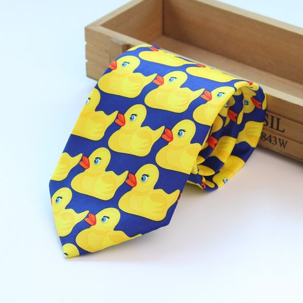wholesale- yellow rubber duck tie men's fashion casual fancy ducky professional necktie four size ties, Black;blue
wholesale- yellow rubber duck tie men's fashion casual fancy ducky professional necktie four size ties, Black;blue