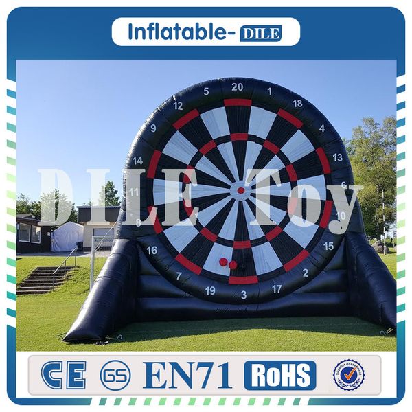 To Door,single Sides 3m/10ft Pvc Inflatable Soccer Darts Board,inflatable Foot Darts Games