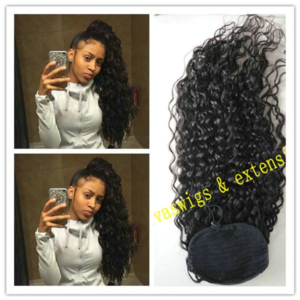 peruvian unprocessed natural human hair ponytail extension 100% virgin natural hair drawstring ponytail kinky curly hairpieces 100g-160g, Black
peruvian unprocessed natural human hair ponytail extension 100% virgin natural hair drawstring ponytail kinky curly hairpieces 100g-160g, Black