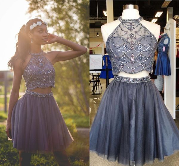 charming gray beaded two piece homecoming dresses jewel neck crystal tulle short prom dresses royal blue red party dresses backless, Blue;pink
charming gray beaded two piece homecoming dresses jewel neck crystal tulle short prom dresses royal blue red party dresses backless, Blue;pink