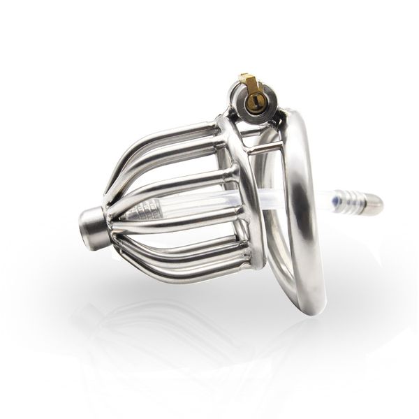 chastity 304 stainless a260 cage cock steel lock toys device new euecn