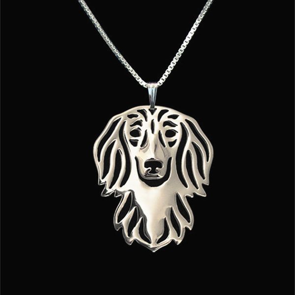 Длинноволосая такса ювелирные изделия серебро / золото ожерелья подвески для жен
Длинноволосая такса ювелирные изделия серебро / золото ожерелья подвески для жен