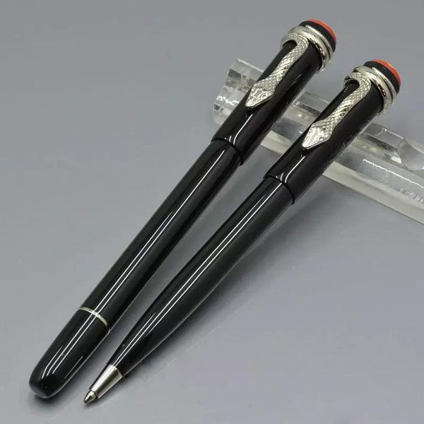 MB-High Quality Best Design 1912 snake head black silver clip ballpoint pen Without Original Box
MB-High Quality Best Design 1912 snake head black silver clip ballpoint pen Without Original Box