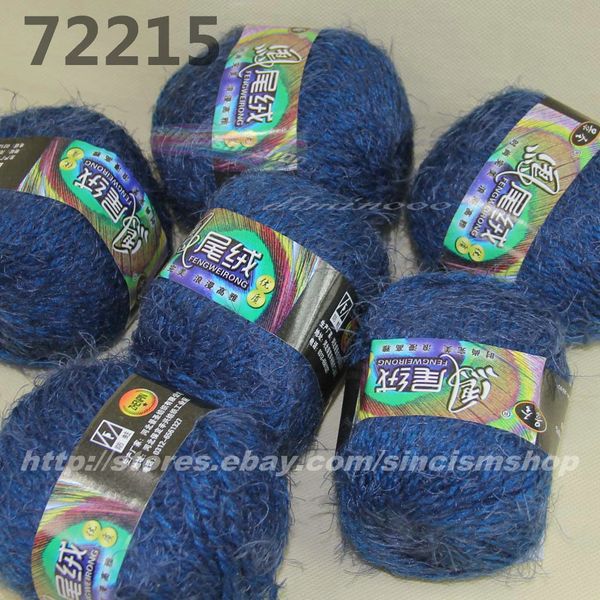 color optional 6x50gr skeins soft eyelash hand-woven knitting yarn navy blue 722-15, Black;white
color optional 6x50gr skeins soft eyelash hand-woven knitting yarn navy blue 722-15, Black;white