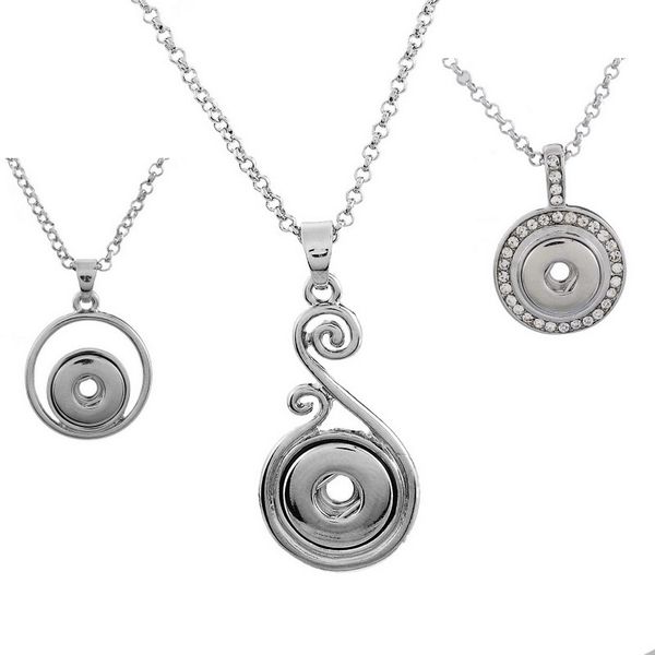 diy small small chunk snap button necklace pendant diy snap jewelry fashion 3 styles, Silver
diy small small chunk snap button necklace pendant diy snap jewelry fashion 3 styles, Silver