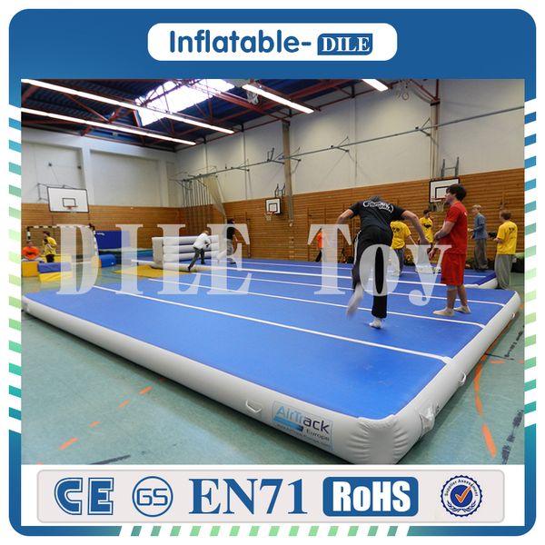 4x1x0.2m Inflatable Gymnastic Air Track Tumbling Mat Air Floor Yoga Mat Track For Home Use Gymnastics Training