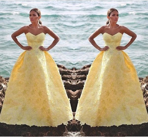 gorgeous yellow lace prom dresses 2017 sweetheart a line evening gowns for women custom made floor length formal party dresses, Black
gorgeous yellow lace prom dresses 2017 sweetheart a line evening gowns for women custom made floor length formal party dresses, Black