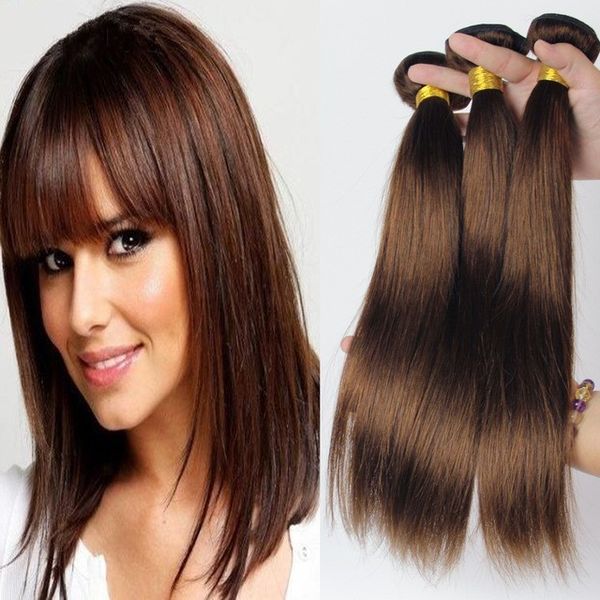 grade 7a#4 middium brown brazilian virgin remy hair silky straight weave 3pcs lot chocolate mocha brazilian straight human hair bundles, Black
grade 7a#4 middium brown brazilian virgin remy hair silky straight weave 3pcs lot chocolate mocha brazilian straight human hair bundles, Black