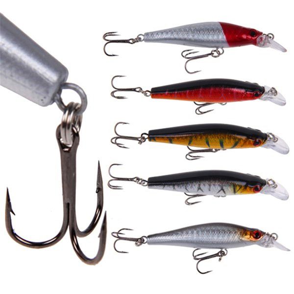 CAMTOA Wholesale Price 5pcs 8cm Fishing Bass Lures Diving 0.5-1.5m Crankbait Minnow Treble Tackle Laser Hooks Baits
CAMTOA Wholesale Price 5pcs 8cm Fishing Bass Lures Diving 0.5-1.5m Crankbait Minnow Treble Tackle Laser Hooks Baits
