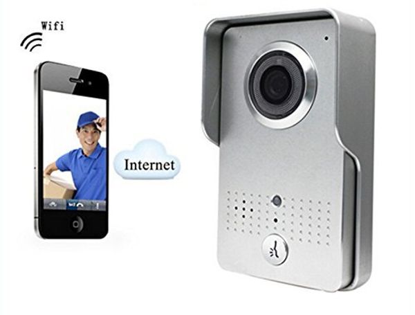 wireless wifi door bell camera intercom doorbell with smartphone control 
wireless wifi door bell camera intercom doorbell with smartphone control