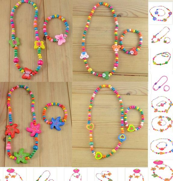 19 Styles Girl Necklace Children Toys Girl Necklace Bracelet Suits Hot Children Butterfly Flower Heart Different Wood Bead Necklace Bracelet
19 Styles Girl Necklace Children Toys Girl Necklace Bracelet Suits Hot Children Butterfly Flower Heart Different Wood Bead Necklace Bracelet