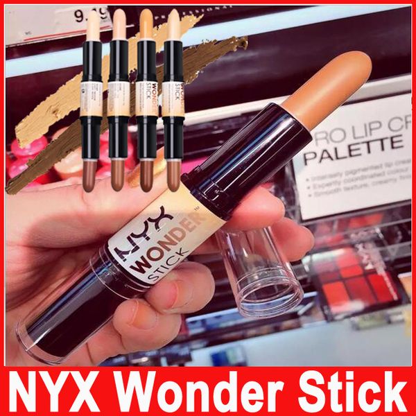 nyx wonder stick highlights and contours shade stick has light/medium/deep/universal four style concealer pen
nyx wonder stick highlights and contours shade stick has light/medium/deep/universal four style concealer pen