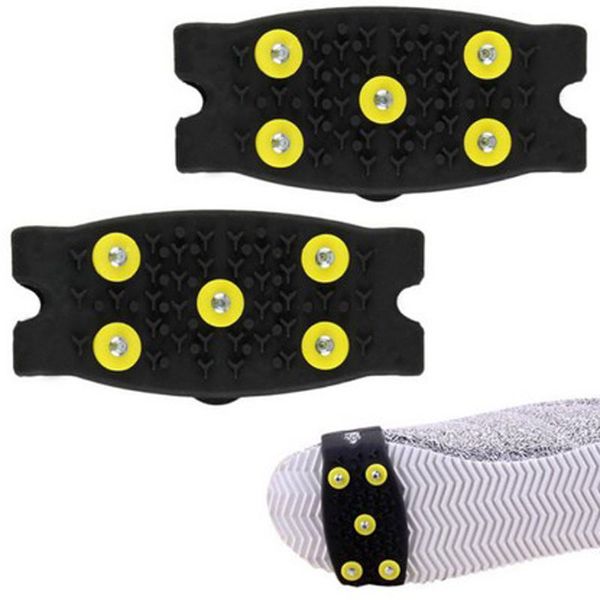 wholesale-snow ice climbing anti slip spikes grips crampon cleats 5-stud shoes cover, White;pink
wholesale-snow ice climbing anti slip spikes grips crampon cleats 5-stud shoes cover, White;pink