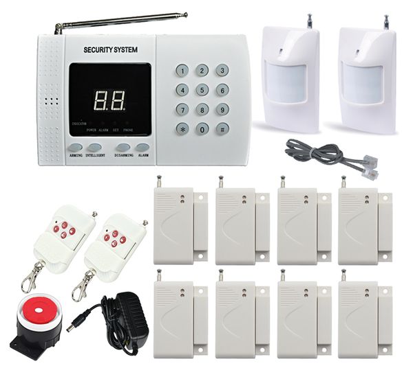 wireless pir home house office security burglar alarm system auto dialing dialer 2x motion detector 8x door/windows sensor
wireless pir home house office security burglar alarm system auto dialing dialer 2x motion detector 8x door/windows sensor