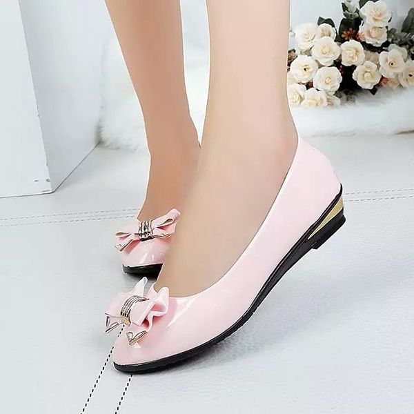 the new spring and autumn sweet slope with diamond all-match single ladies shoes bow with shallow mouth round fashion ladies shoes, Black
the new spring and autumn sweet slope with diamond all-match single ladies shoes bow with shallow mouth round fashion ladies shoes, Black