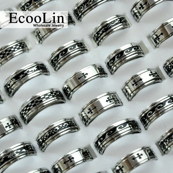 EcooLin Jewelry Retro Style Punk Bump Cross Stainless Steel Rings For Men Women Fashion WholeSale Jewelry Bulks Lots LR4011
EcooLin Jewelry Retro Style Punk Bump Cross Stainless Steel Rings For Men Women Fashion WholeSale Jewelry Bulks Lots LR4011
