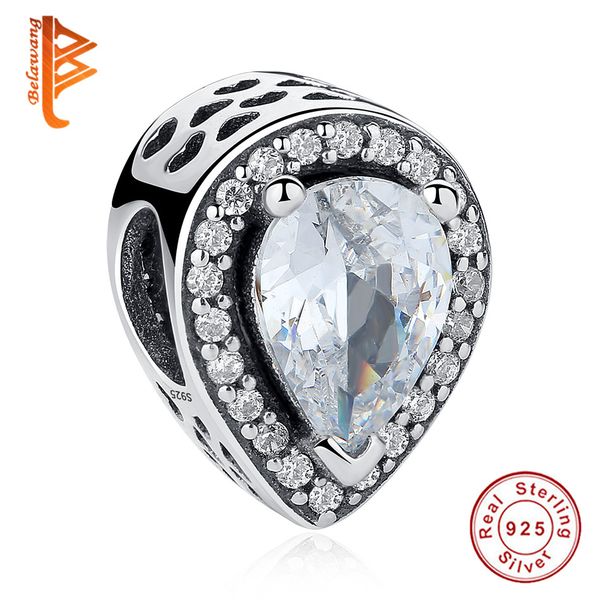 BELAWANG Radiant Teardrop Charm 925 Sterling Silver Clear CZ Big Hole Beads Fit Pandora Charm Bracelet DIY Jewelry Making for Christmas Gift
BELAWANG Radiant Teardrop Charm 925 Sterling Silver Clear CZ Big Hole Beads Fit Pandora Charm Bracelet DIY Jewelry Making for Christmas Gift