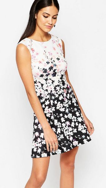 floral flower print women a-line dress round neck casual dresses 0616102, Black;gray
floral flower print women a-line dress round neck casual dresses 0616102, Black;gray