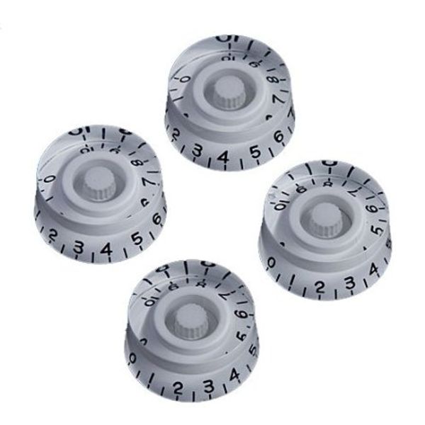 4 PCS cap electric guitar knob LP guitar sound volume knob knob potentiometer cap Straight white black
4 PCS cap electric guitar knob LP guitar sound volume knob knob potentiometer cap Straight white black