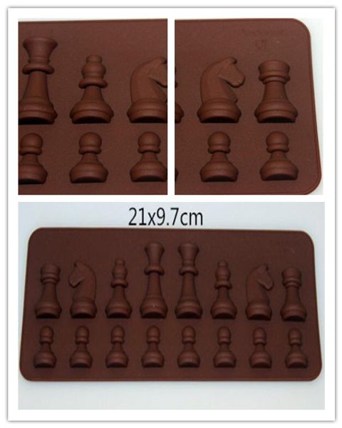 fashion 15-cavity chess shaped ice chocolate sugar cake silicone mini cube tray chess
fashion 15-cavity chess shaped ice chocolate sugar cake silicone mini cube tray chess
