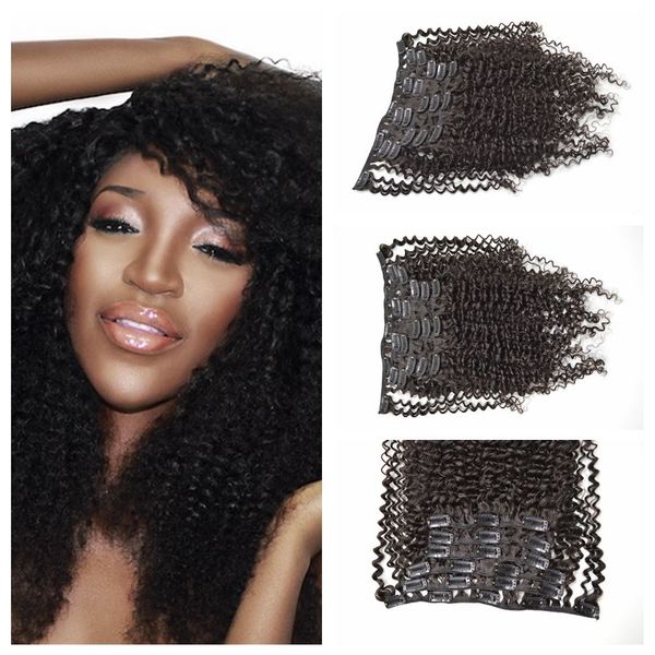 natural black clip in extensions afro kinky kurly brazilian human hair g-easy clip hair extensions 120g 7pcs/lot ing, Black;brown
natural black clip in extensions afro kinky kurly brazilian human hair g-easy clip hair extensions 120g 7pcs/lot ing, Black;brown