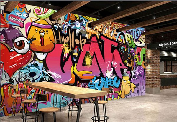 Современное креативное искусство Граффити Mural Обои для детской комнаты Гостиная
Современное креативное искусство Граффити Mural Обои для детской комнаты Гостиная